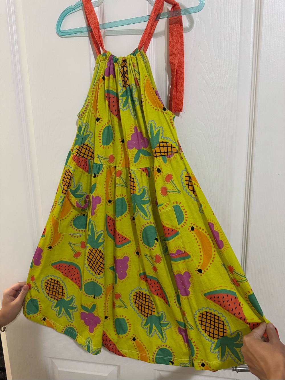 Fábula by Farm Rio Girls Tropical Fruit Dress Size 10